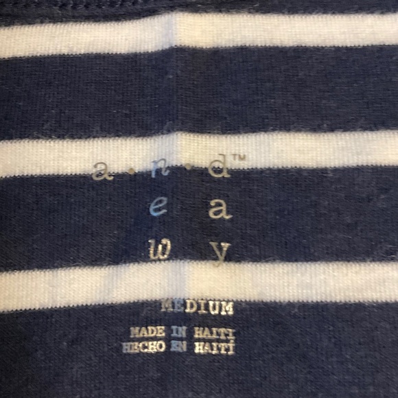 A New Day Black and White Striped Tank Top - Picture 5 of 6